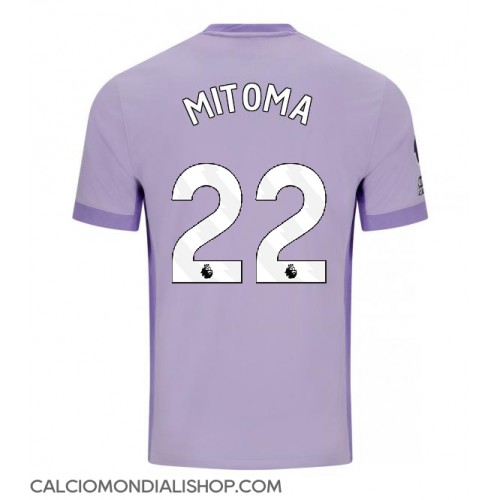Maglie da calcio Brighton Kaoru Mitoma #22 Seconda Maglia 2025-26 Manica Corta